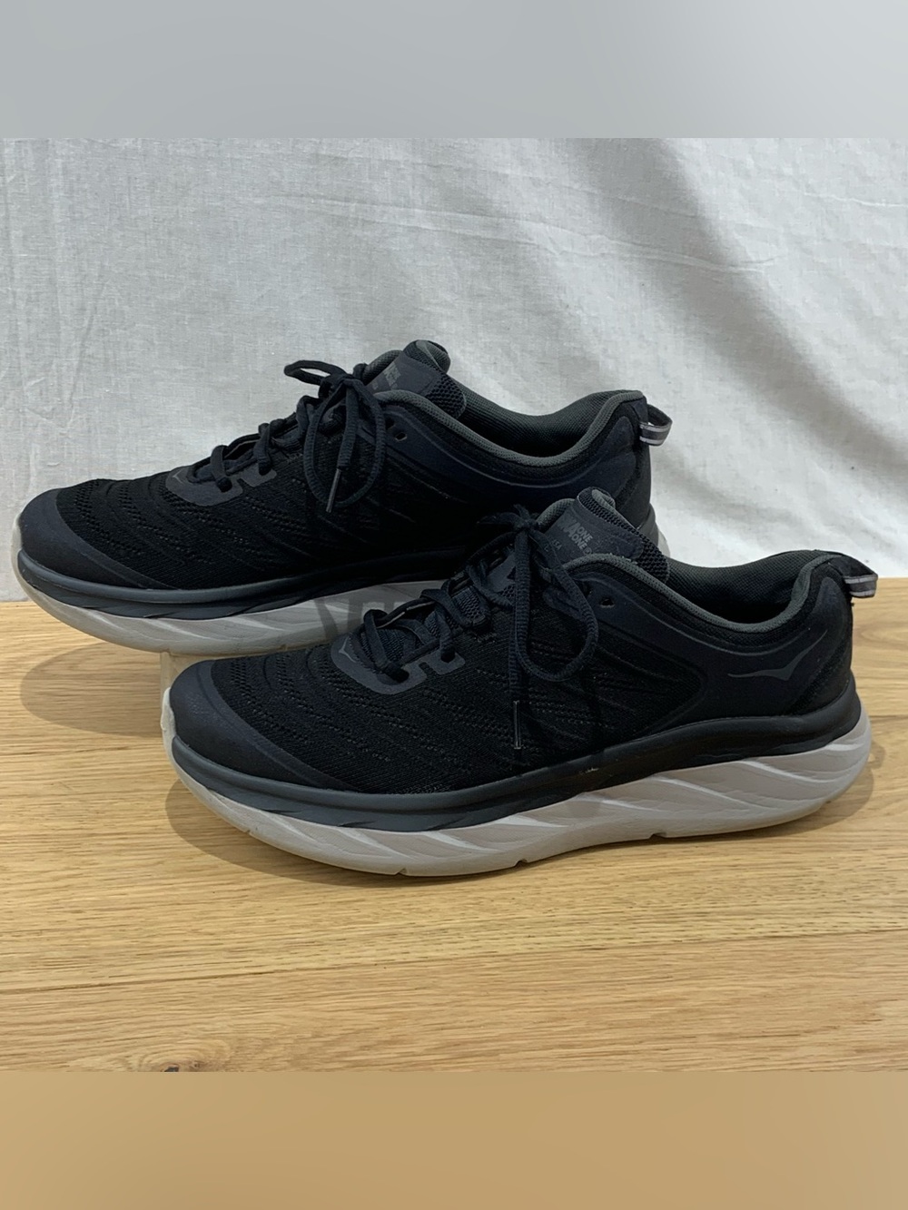 Hoka One One Akasa Men’s Size 12.5 Black Dark Shadow Running Shoes